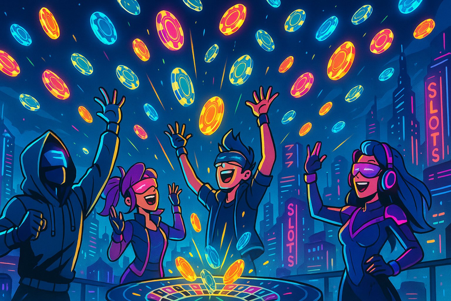 Suasana meja permainan live casino dengan dealer profesional